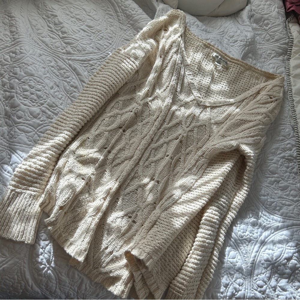 AE cream sweater
